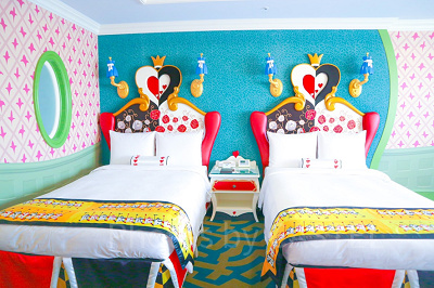 東京ディズニーランドホテル:ふしぎの国のアリスルーム