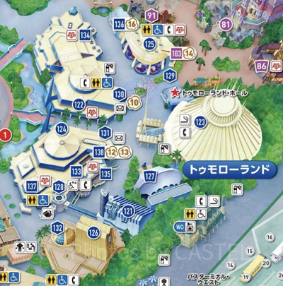 ディズニーランドのマップ】テーマランドごとに徹底解説