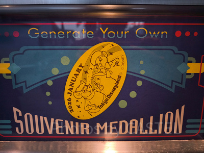 2026年1月版】ディズニーランドのスーベニアメダル全種類の場所＆値段！