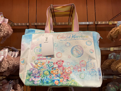 トートバッグ(ダッフィー20周年カラフルハピネスグッズ)