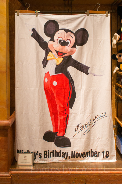 ☆レア 希少 ディズニー ミッキー 実写 タオル 誕生日 旧顔 歴代