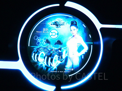 トロン：ライトサイクル・パワー・ラン：待ち列（キューライン）