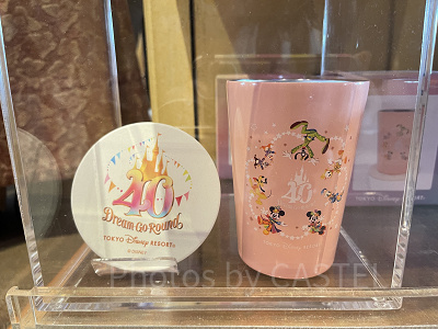 タンブラー＆コースター（ディズニー40周年グッズ）