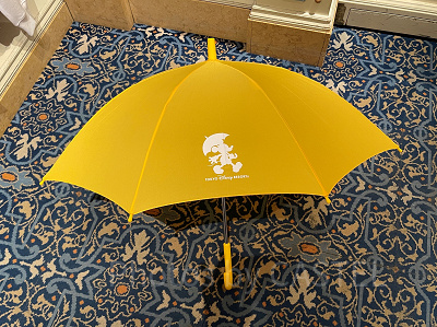 キッズ用の黄色の傘