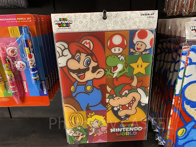 下敷き（マリオ全員集合）