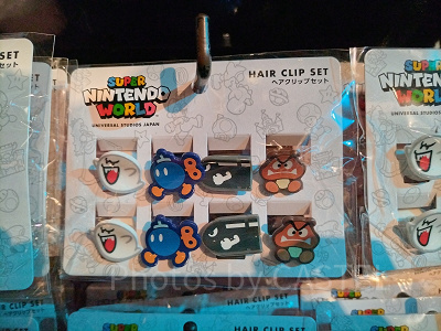 ユニバのマリオグッズ:ヘアクリップセット(敵キャラ)