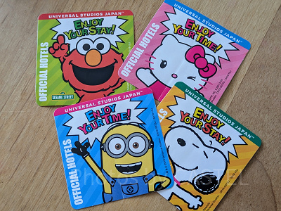 ユニバのオフィシャルホテル限定シール