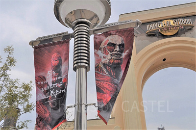 ユニバーサルクールジャパン2019「進撃の巨人」装飾/USJ