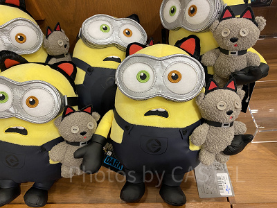 ユニバハロウィン2022グッズ：ぬいぐるみ（ミニオン＆ティム）