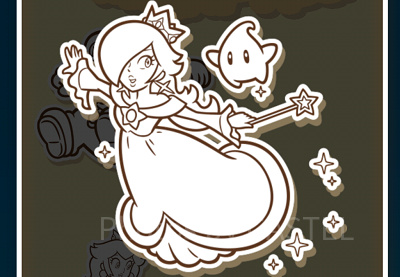 ユニバのパワーアップバンド:ロゼッタのスタンプ