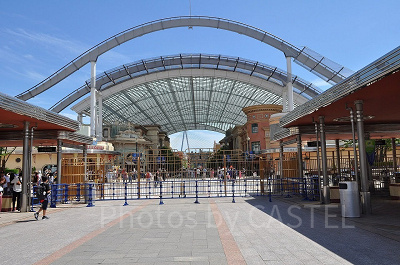ユニバ（USJ）のエントランス