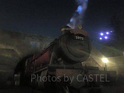 夜のUSJ／ハリーポッターエリア