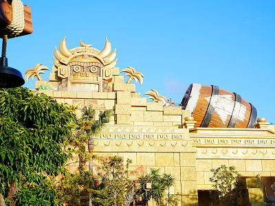 USJドンキーコングエリア/黄金のしんでん