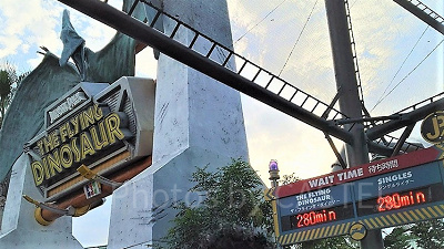 USJのフライングダイナソー入り口