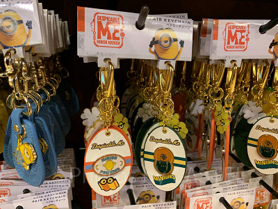 USJグッズ/ミニオンペアキーチェーン