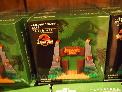 USJ限定ナノブロック（ジュラシックパークゲート）