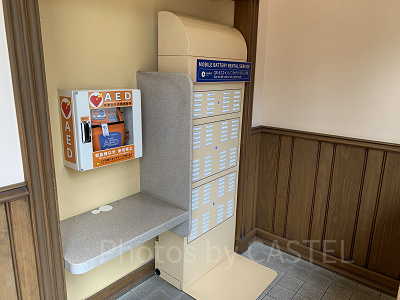 USJモバイルバッテリーレンタルサービス：ロンバーズ・ランディングのトイレ入口