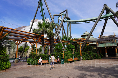 USJの喫煙所:ロストワールド・レストランの左横