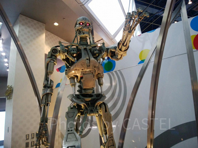 USJターミネーター/シネマギャラリー内のターミネーター等身大フィギュア