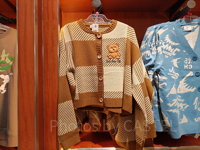 USJ冬グッズ:ティムのクロップドカーディガン