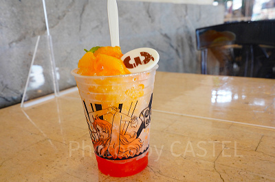 USJ×ワンピースコラボフード2022:ナミのオレンジフラッペ