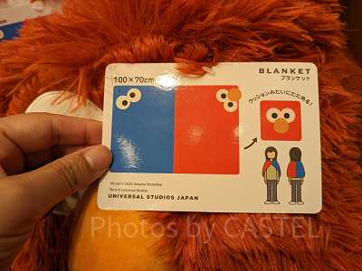 USJ2024冬グッズ/セサミストリートのブランケット