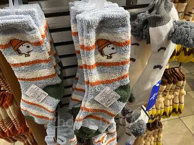 USJ2024冬グッズ/スヌーピーのルームソックス