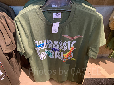 USJ2025/ジュラシックワールドの恐竜柄シャツ
