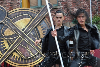 USJのワールド・ストリート・フェスティバル「マレヴォ・デ・アルゼンチーナ」棒のパフォーマンス