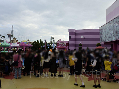 USJ／ワンダーランドのグリーティング風景