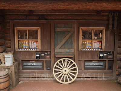 トムソーヤ島の中にある自動販売機