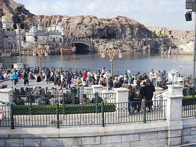 ディズニー・クリスマス・グリーティングの待機の様子(11:30ごろ)