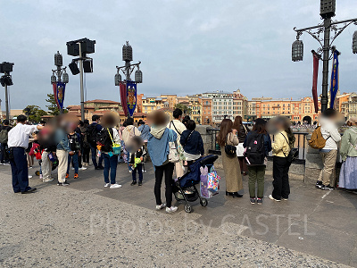 ハーバーグリーティング待ちの様子（2022年4月7日15時直前）