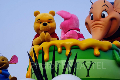 くまのぷーさんのフロート