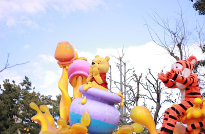 ハピネスイズヒアのプーさん。