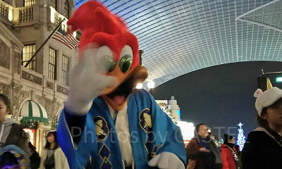 着物姿のウッディ・ウッドペッカー(2019年お正月)