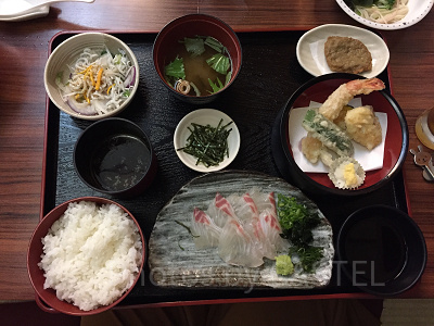 海の近くならではの新鮮な魚介が楽しめます