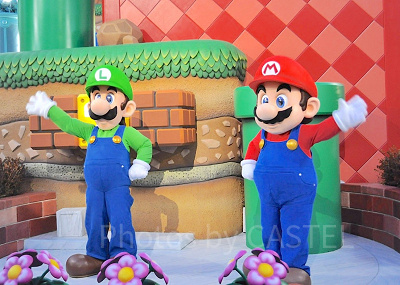 ニンテンドーエリアで会えるマリオとルイージ