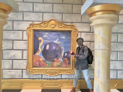 ボム兵といっしょに撮影できます