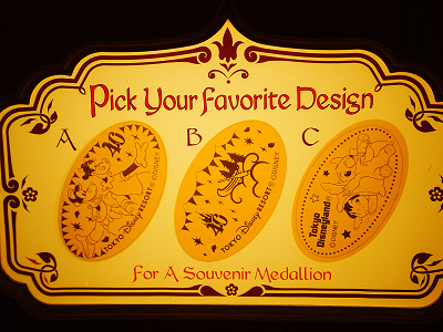 ペニー コイン ディズニー ワールド フロリダ アーケード スーベニアメダル