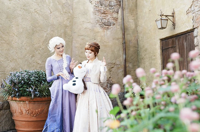 ネット販促品 アナと雪の女王2 収穫祭 Dハロ コスチューム 仮装 ディズニー プリンセス ロングワンピース Www Abtrs Com