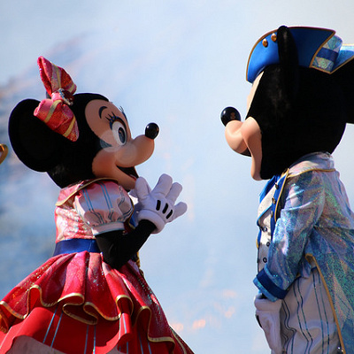 15周年のミッキーとミニー