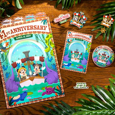 【4/15発売】東京ディズニーランド41周年グッズまとめ！「ジャングルクルーズ:ワイルドライフ・エクスぺディション」がモチーフのグッズ！