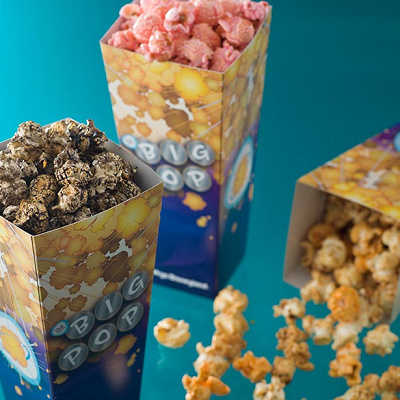 3種のポップコーン（クッキークリーム／キャラメル&チーズ／ストロベリーミルク）