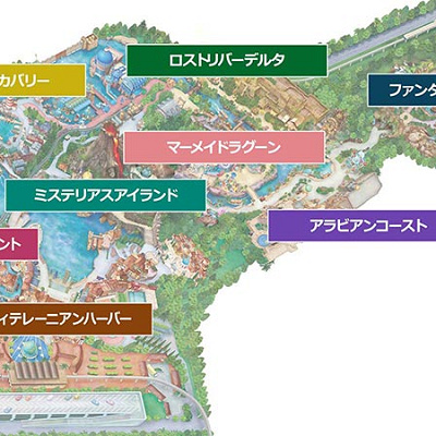 2026年のディズニーシーの地図