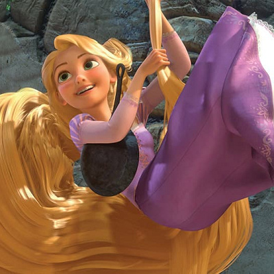 明るく聡明な少女、ラプンツェル。