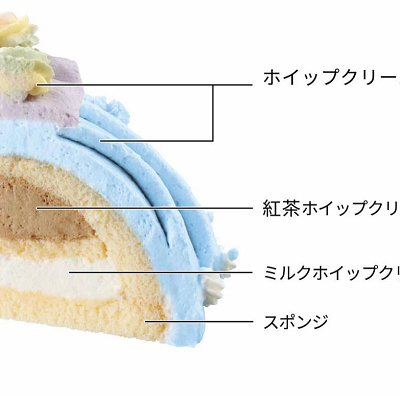 クリスマスケーキ＜アリスとふしぎなお茶会＞