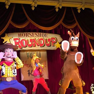 ウッディとジェシーに会えるショー