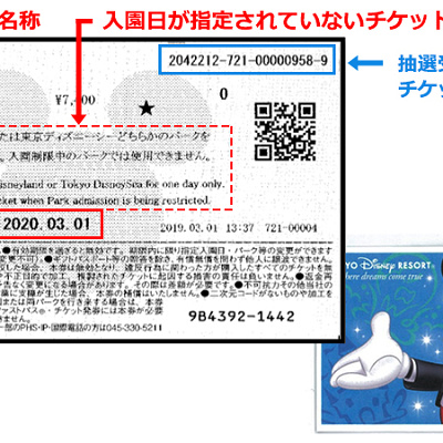 入園日が指定されていないチケット（オープン券）