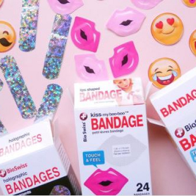 かわいいモチーフの絆創膏